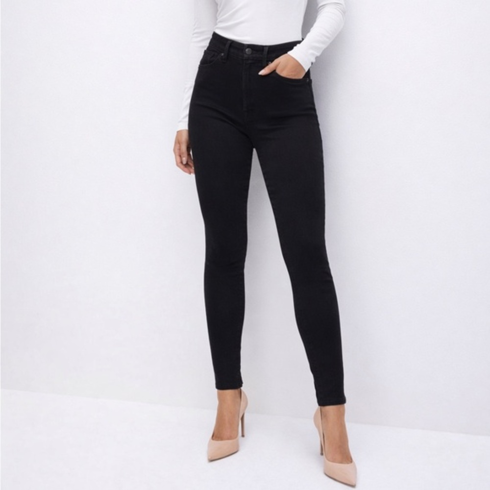 Good American‎ Good Legs Women’s 27 Black High Rise Stretch Skinny Denim Chic